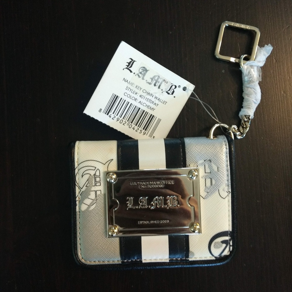 L.A.M.B. by Gwen Stefani Alchemy Keychain Wallet
